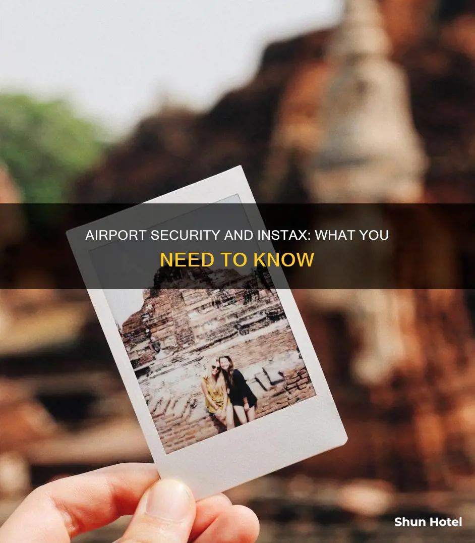 can you put instax film through airport security
