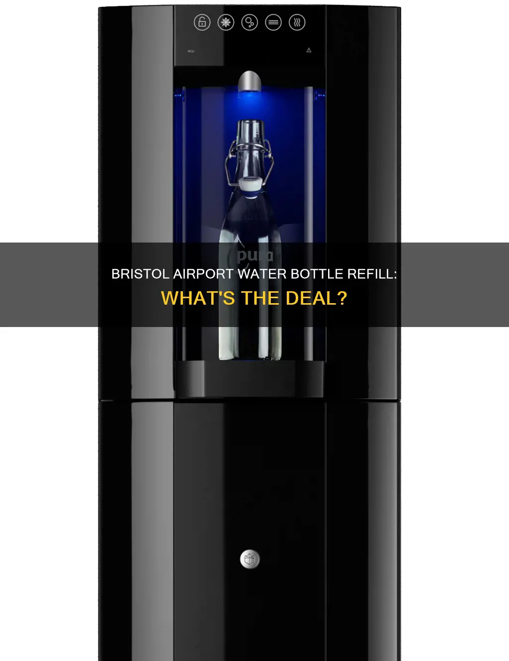 can you refill water bottles at bristol airport