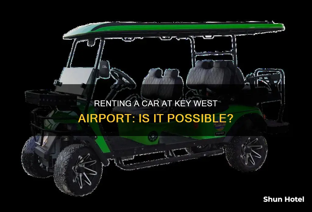 can you rent a car at key west airport