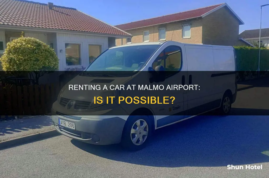 can you rent a car at malmo airport