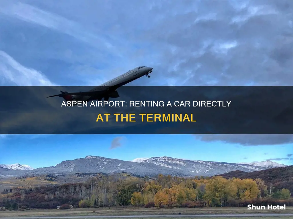 can you rent a car from aspen airport
