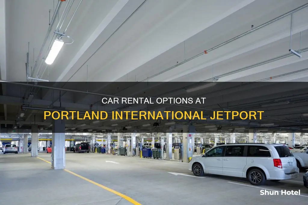 can you rent a car in portland maine airport