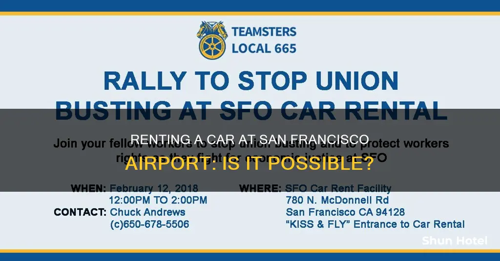 can you rent a car in the san francisco airport