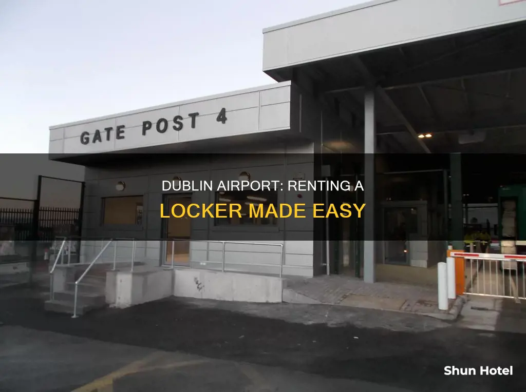 can you rent a locker at dublin airport