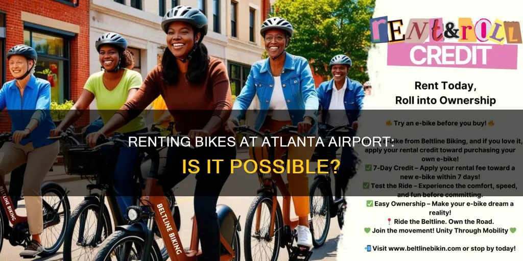 can you rent bikes at the airport atlanta