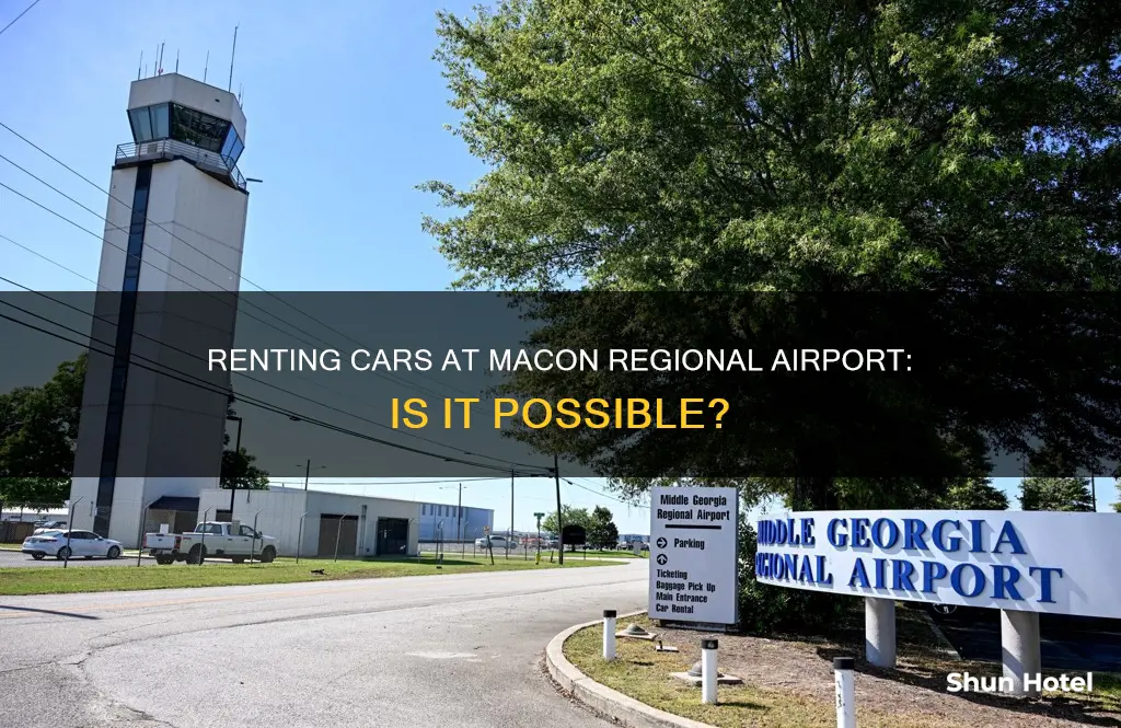 can you rent cars from the macon regional airport
