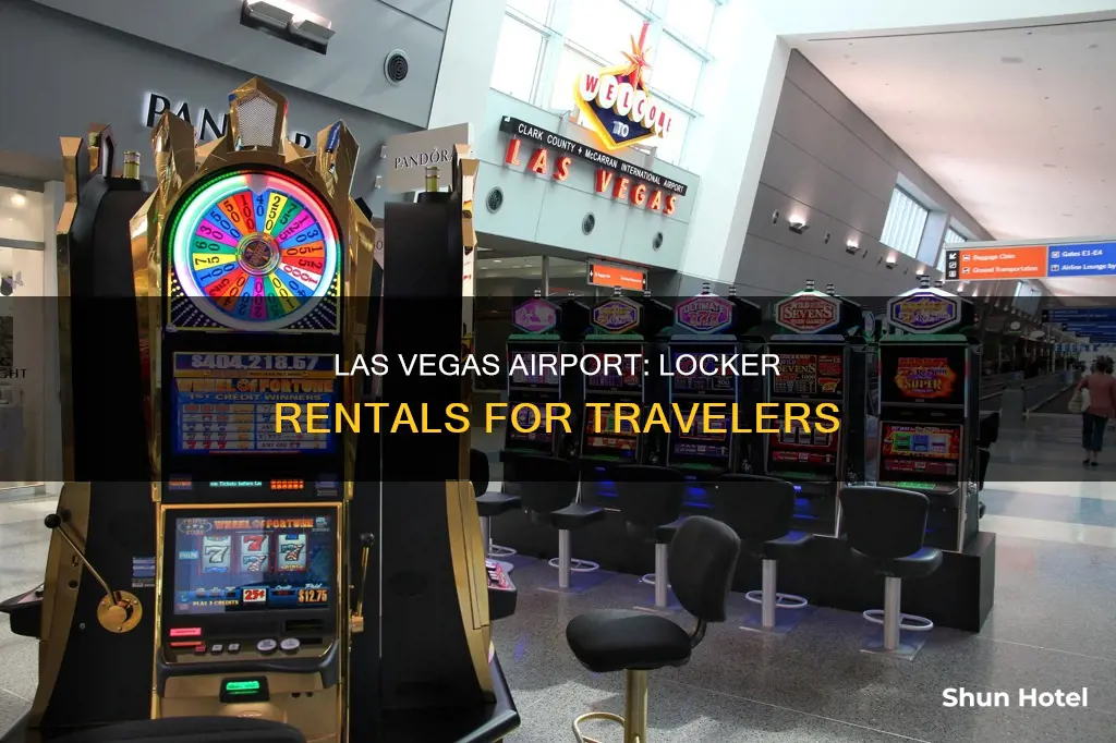 can you rent lockers at las vegas airport
