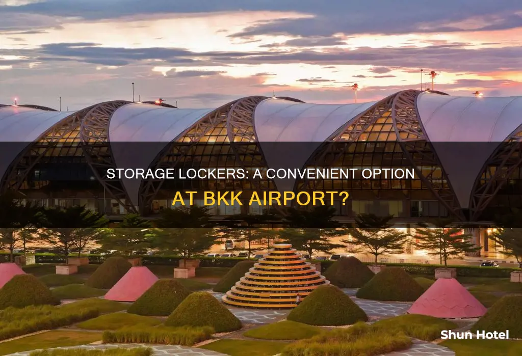 can you rent storage lockers at bkk airport