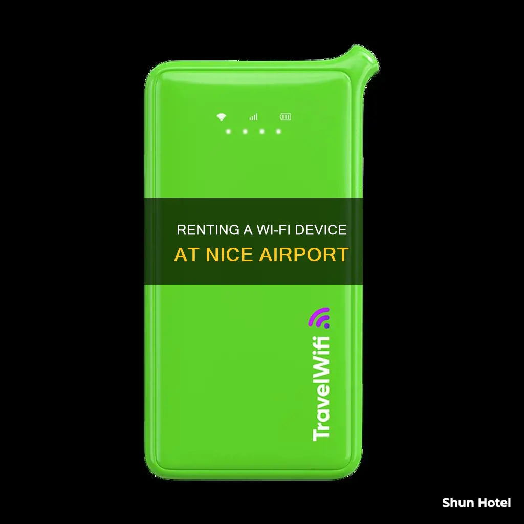 can you rent wifi device at nice airport