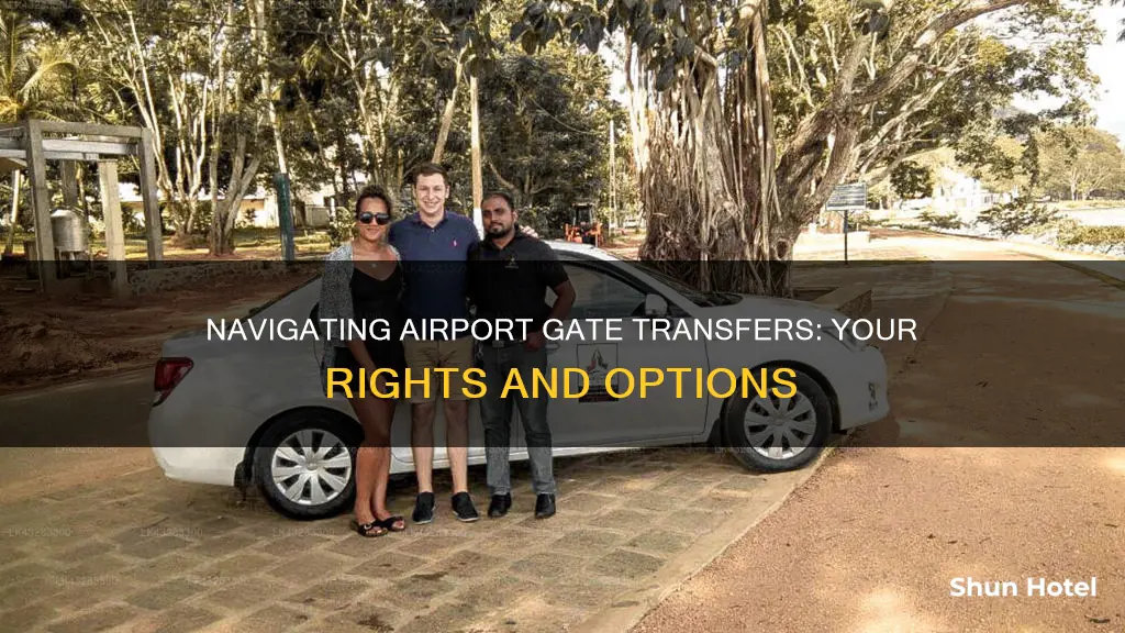 can you request a gate transfer at the airport