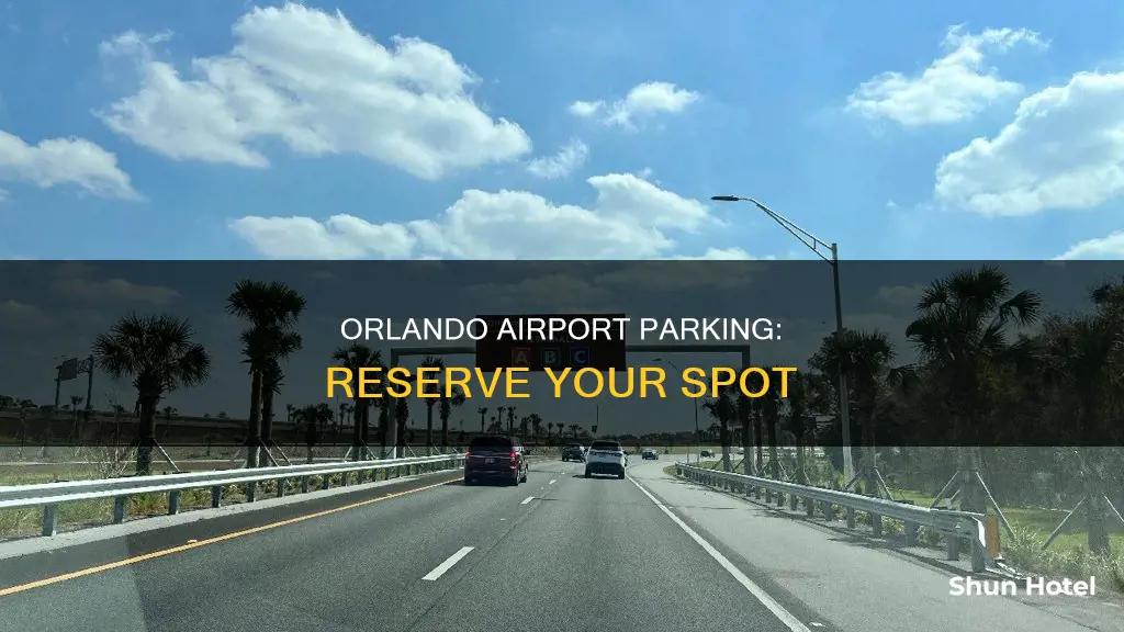 can you reserve parking at orlando airport