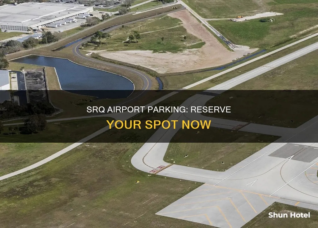 can you reserve parking at srq airport