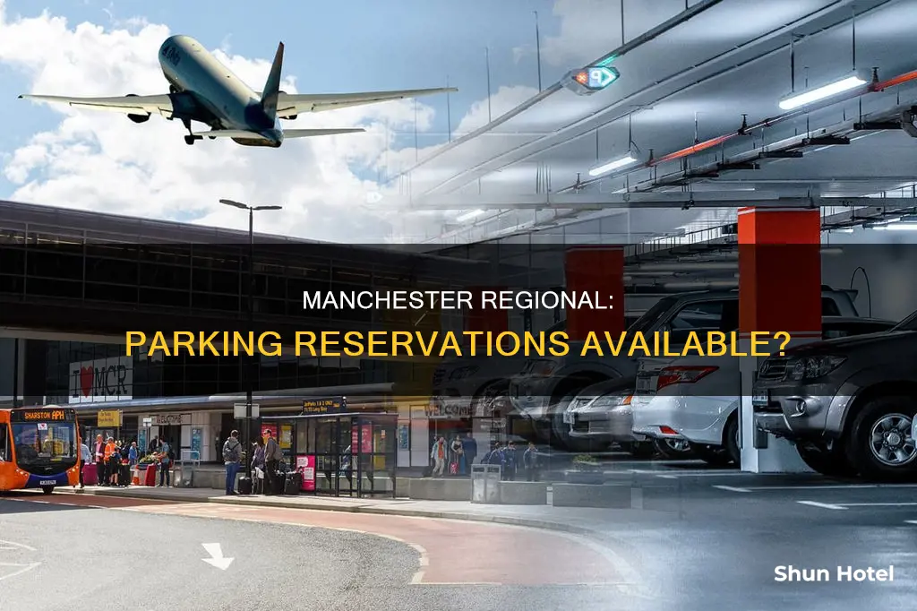 can you reserve parking manchester regional airport