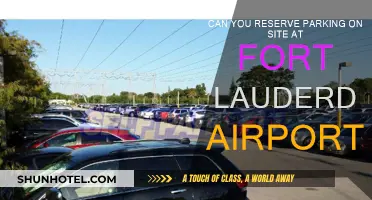 Fort Lauderdale Airport: On-Site Parking Reservations?