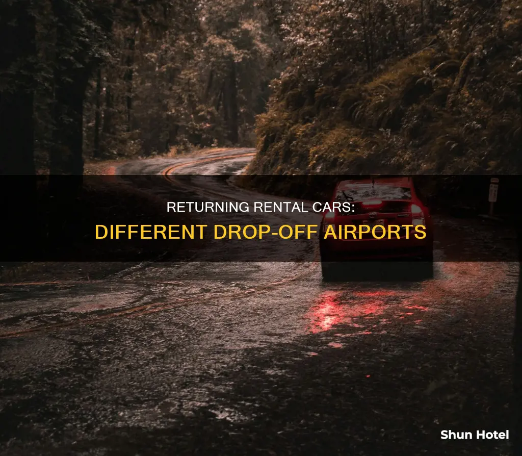 can you return a rental car at a different airport