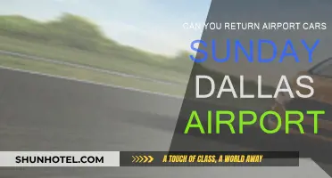 Returning Rental Cars on Sundays at Dallas Airport