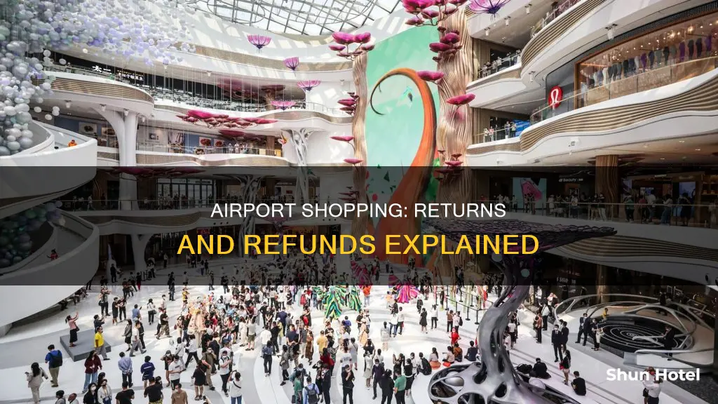 can you return items to airport stors