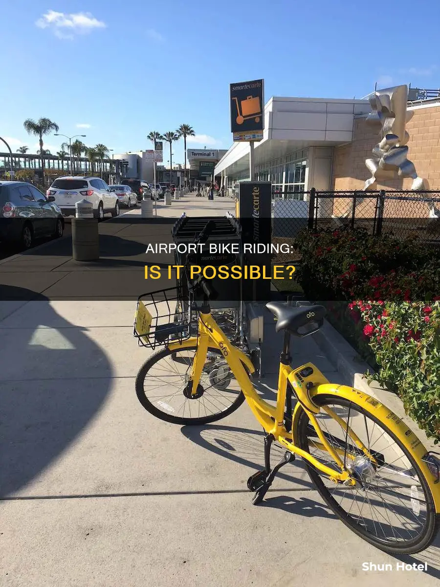 can you ride a bike to the airport