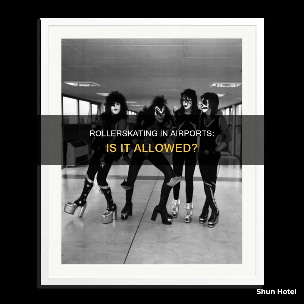 can you roller skate in airports
