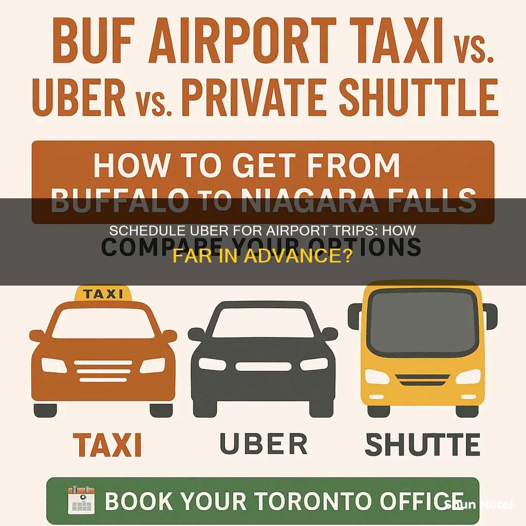can you schedule airport tranport on uber