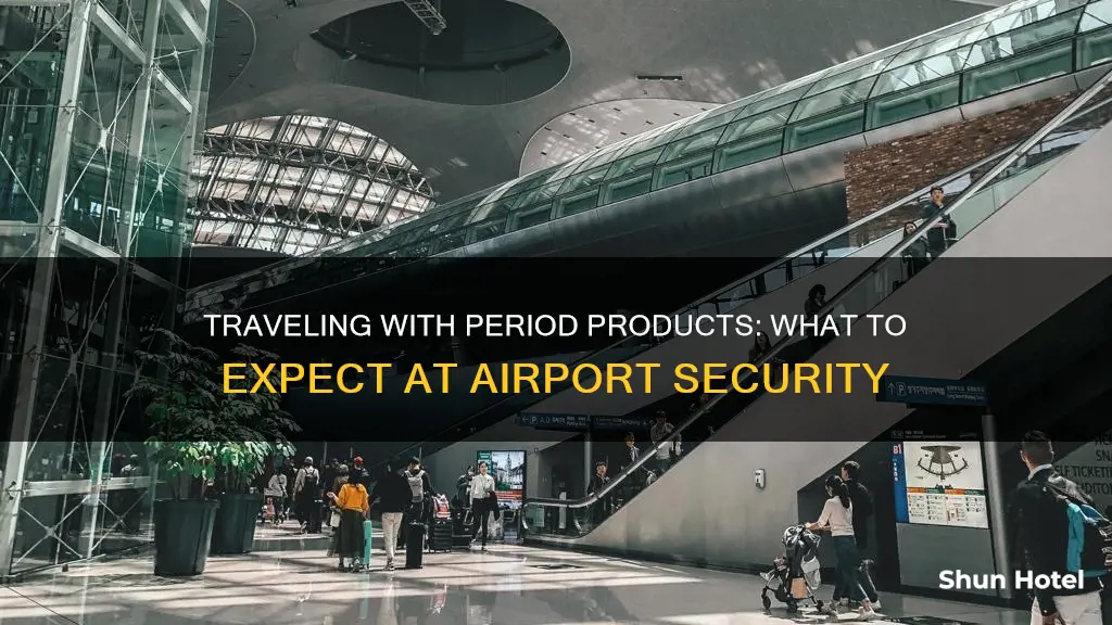 can you see a pad in airport security