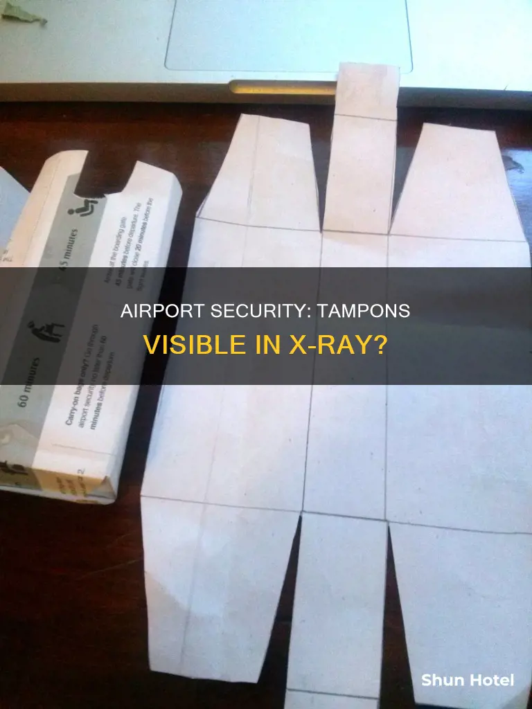 can you see a tampon in an airport x ray