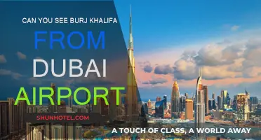 Dubai Airport: Can You Spot Burj Khalifa?