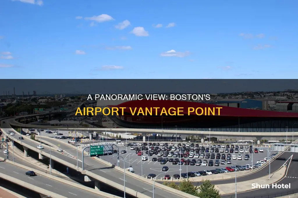can you see downtown boston from the airport