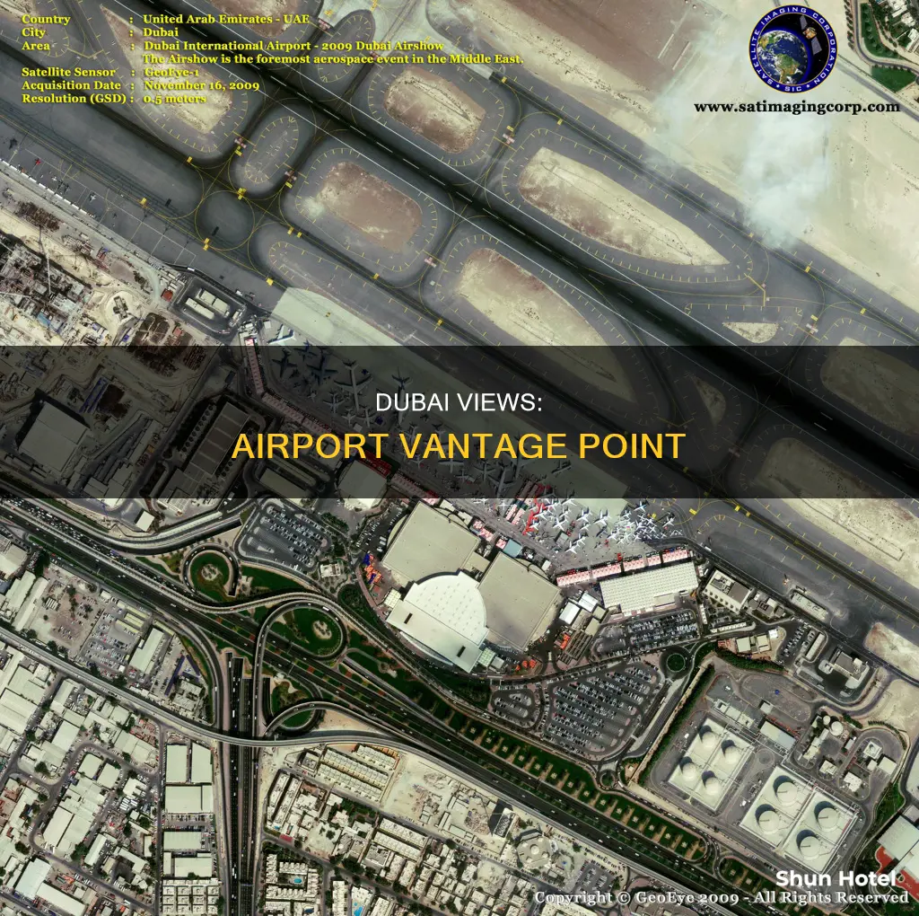 can you see dubai from the airport