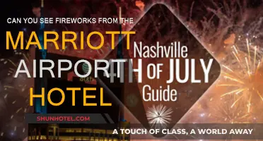 Fireworks Views from Marriott Airport Hotel