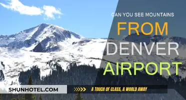 Denver Airport: Mountain Views or Optical Illusions?