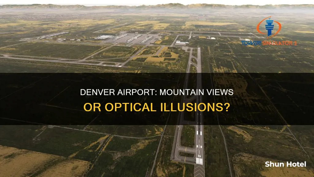 can you see mountains from denver airport