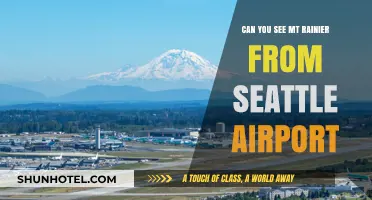 Mt Rainier: Visible from Seattle Airport?