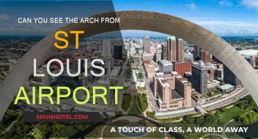 St. Louis Gateway Arch: Visible from the Airport?
