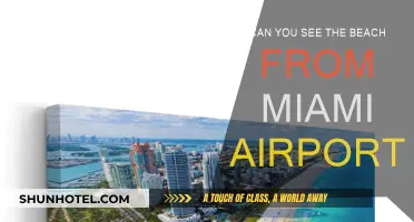 Miami Airport: Can You See the Beach?