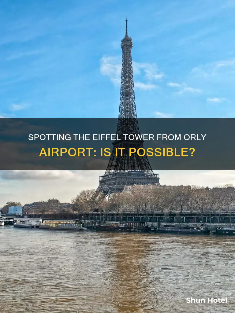 can you see the eiffel tower from orly airport