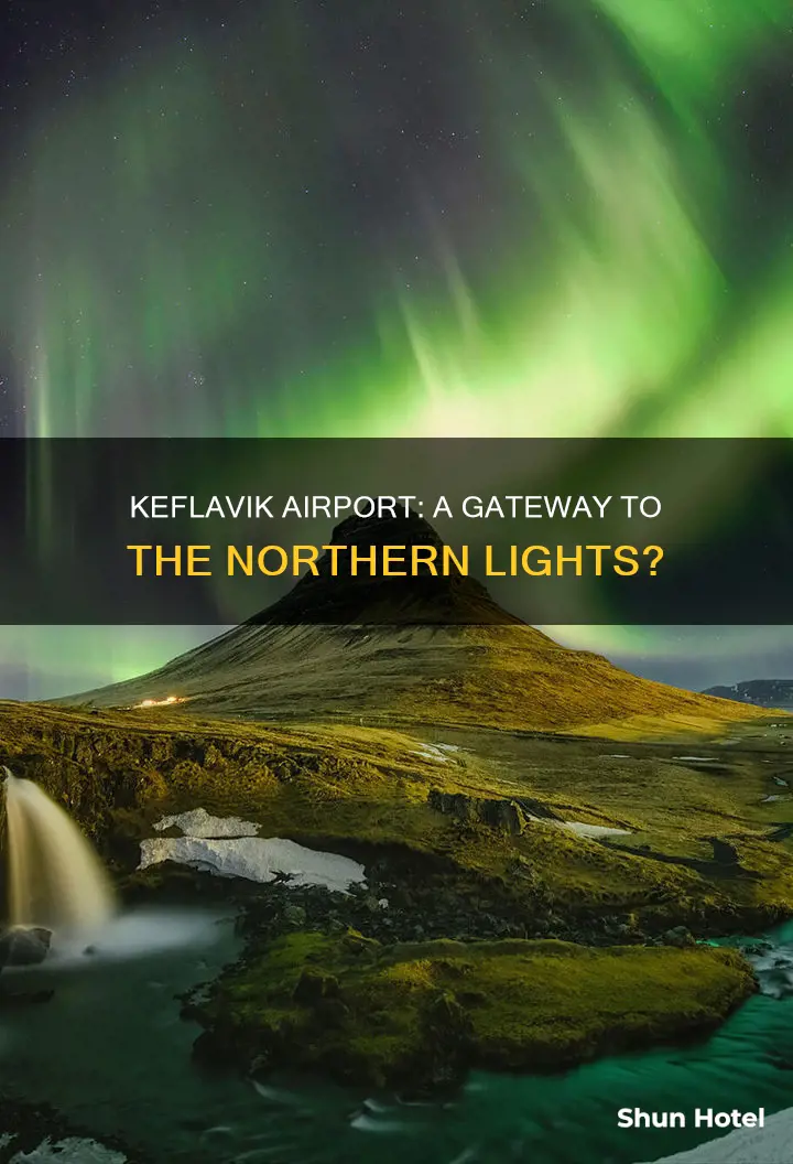 can you see the northern lights from keflavik airport