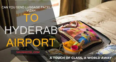 Sending Luggage: Vizag to Hyderabad Airport