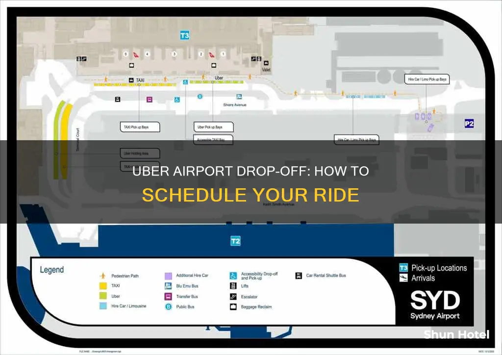 can you set uber for airport drop off