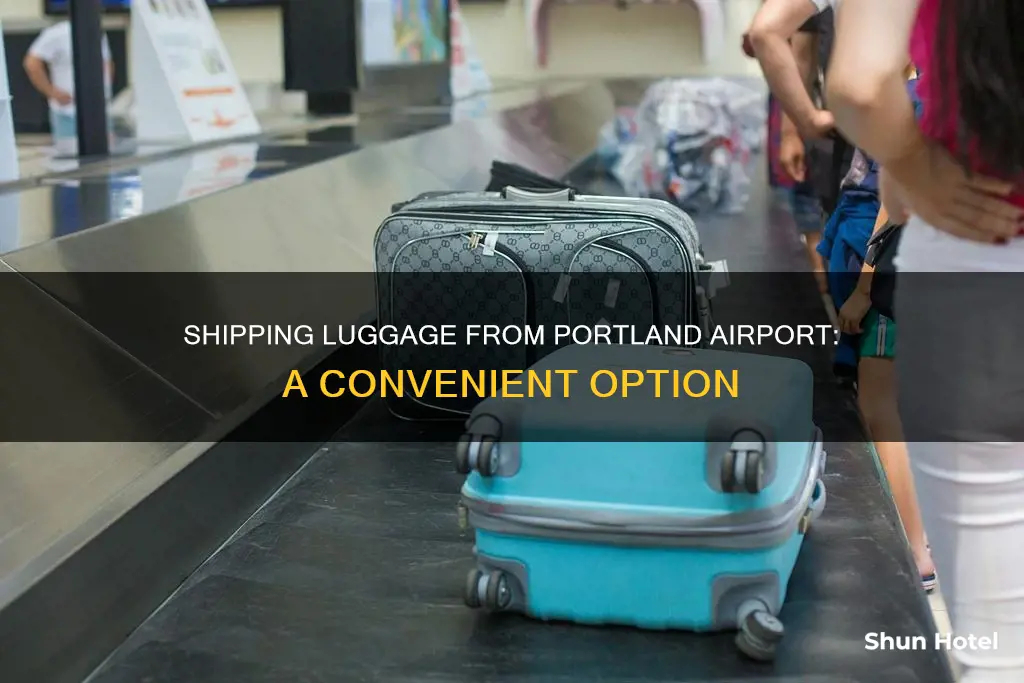 can you ship luggage from portland airport