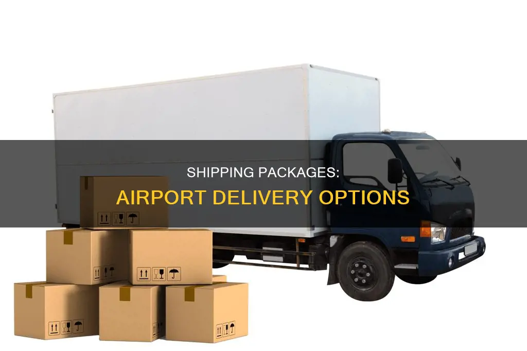can you ship packages to airports