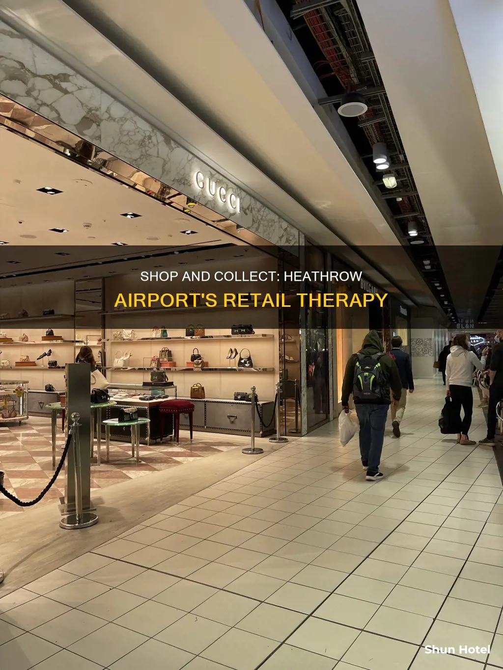 can you shop at heathrow airport without flying