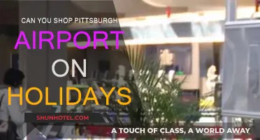 Shopping at Pittsburgh Airport During Holidays
