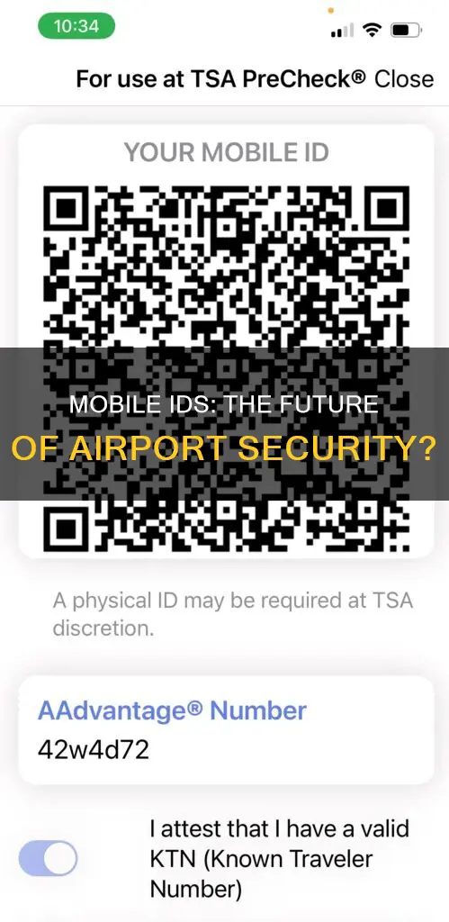 can you show id on phone at airport