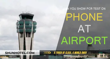 Airports and PCR Tests: Phone Display Allowed?