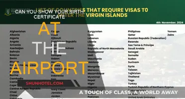 Traveling with Birth Certificate: Airport Identification?