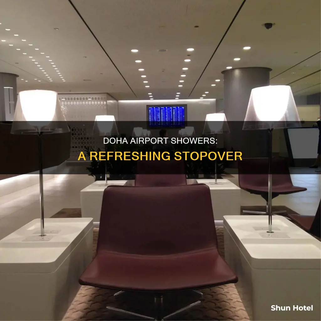 can you shower at doha airport