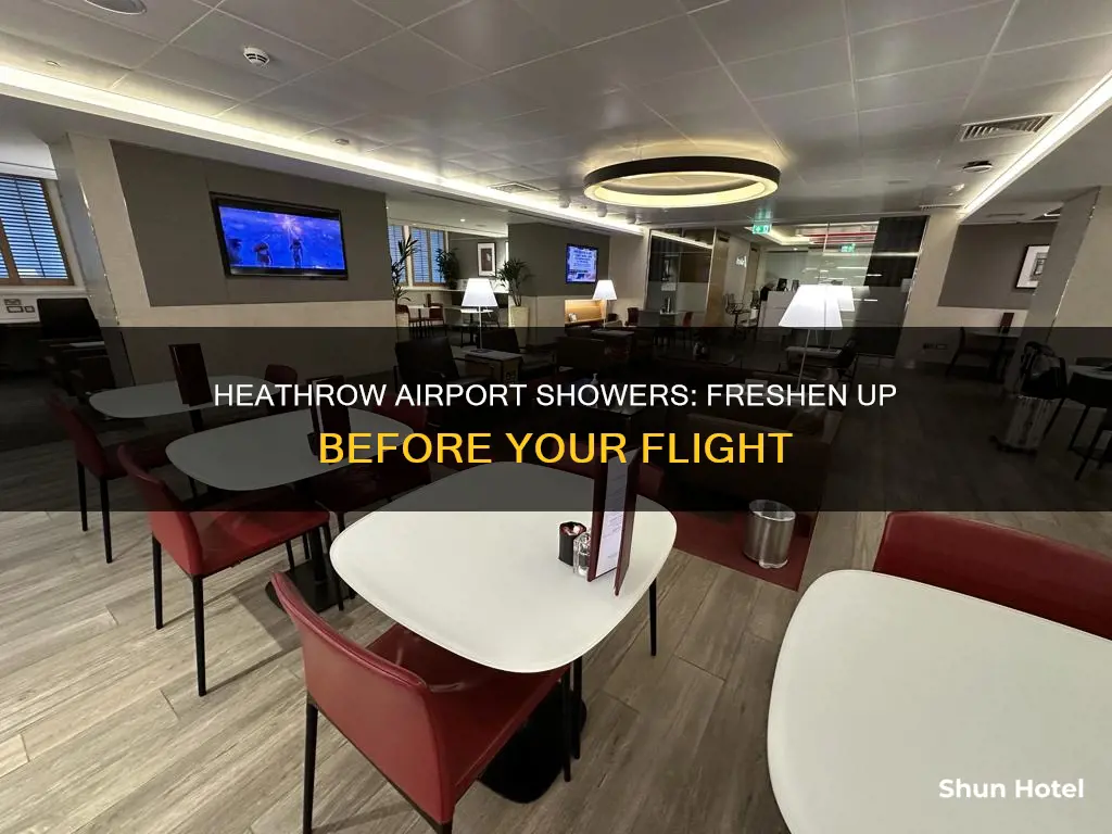can you shower at heathrow airport