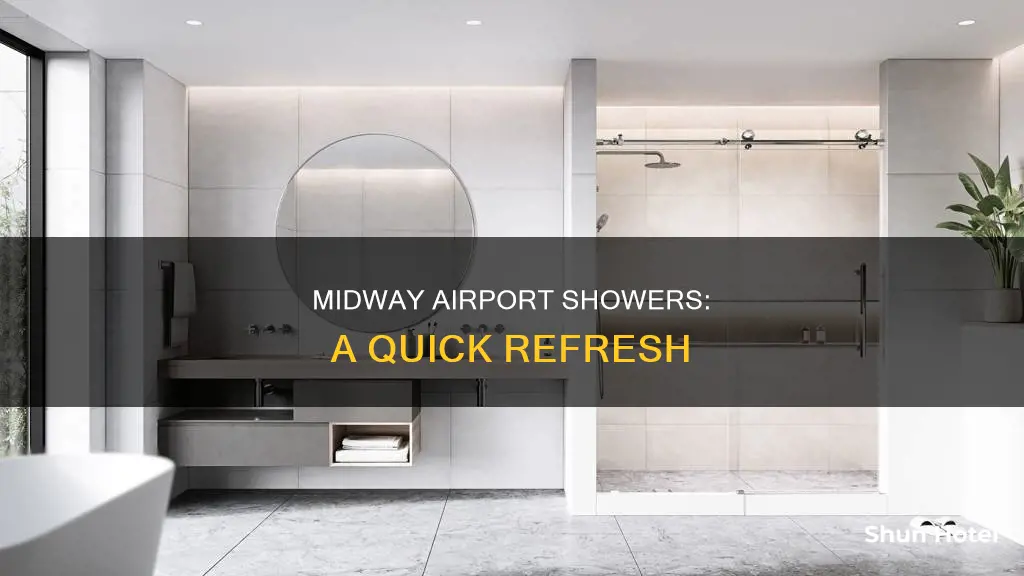 can you shower at midway airport