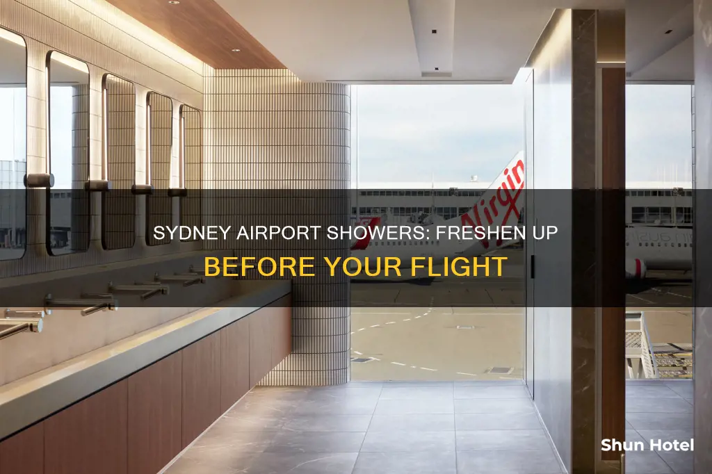 can you shower at sydney airport